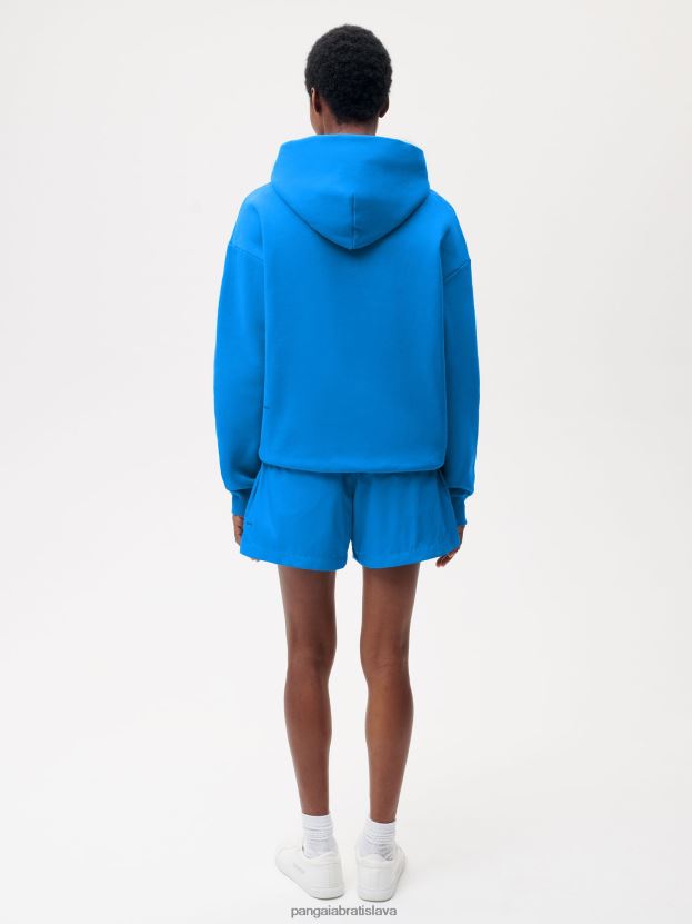 šortky z recyklovaného nylonu ženy NXTFX6240 blankytná modrá Pangaia oblečenie