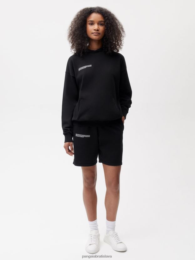 úpletové šortky z organickej bavlny ženy NXTFX6226 čierna Pangaia oblečenie