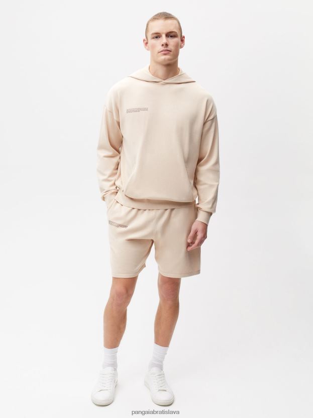 úpletové šortky z organickej bavlny ženy NXTFX6269 piesku Pangaia oblečenie