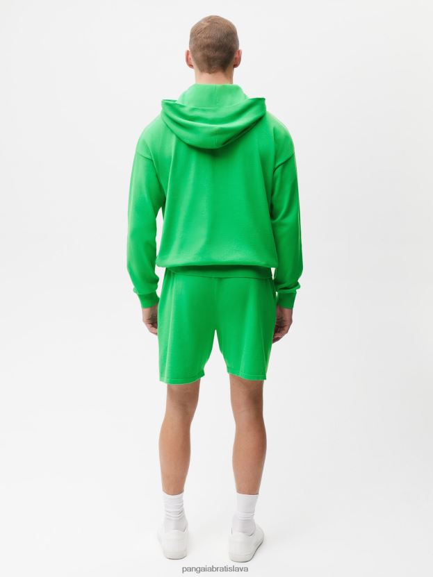 úpletové šortky z organickej bavlny ženy NXTFX6272 nefritovo zelená Pangaia oblečenie