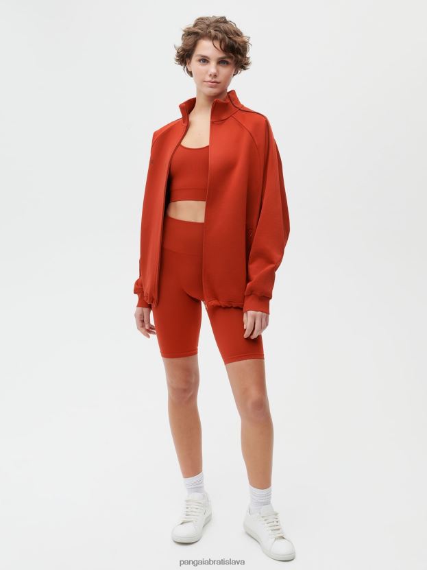 pohyb x šortky ženy NXTFX6286 jaspis červený Pangaia oblečenie