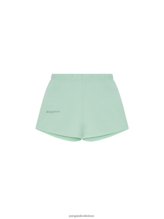 pyžamové voľné šortky z organickej bavlny ženy NXTFX6428 lagúna zelená Pangaia oblečenie