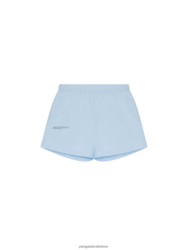 pyžamové voľné šortky z organickej bavlny ženy NXTFX6436 mesačný kameň modrý Pangaia oblečenie