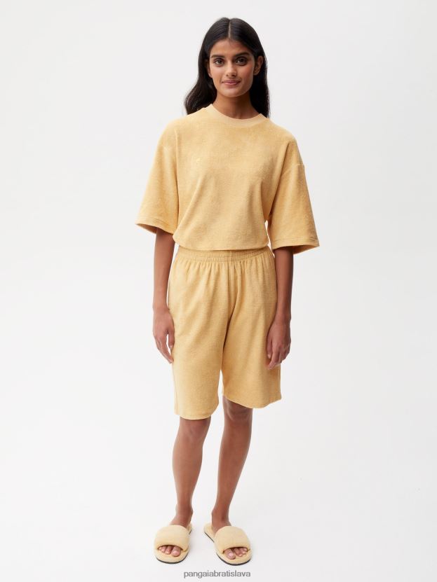 uterákom dlhé šortky ženy NXTFX6243 tmavý piesok Pangaia oblečenie