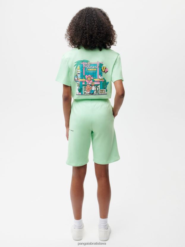 x roberto lugo 365 dlhé šortky ženy NXTFX6279 lagúnová modrá Pangaia oblečenie