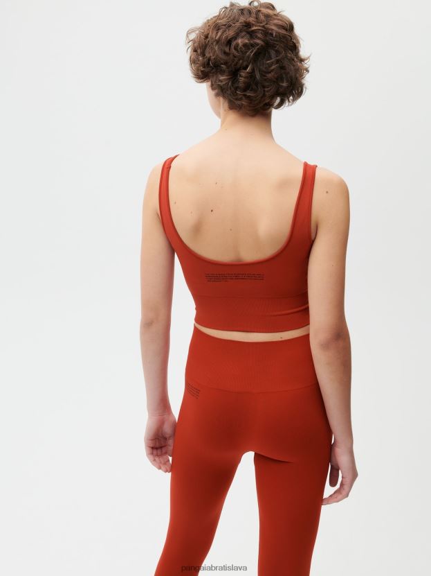 pohyb x tielko ženy NXTFX6423 jaspis červený Pangaia oblečenie