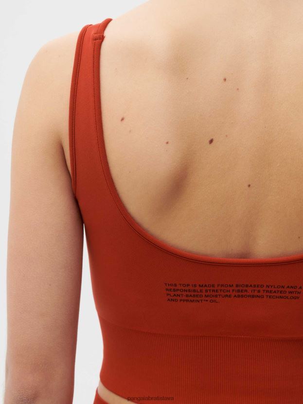 pohyb x tielko ženy NXTFX6423 jaspis červený Pangaia oblečenie