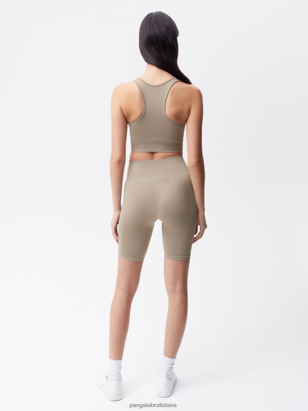 pohybové šortky ženy NXTFX6408 taupe Pangaia oblečenie