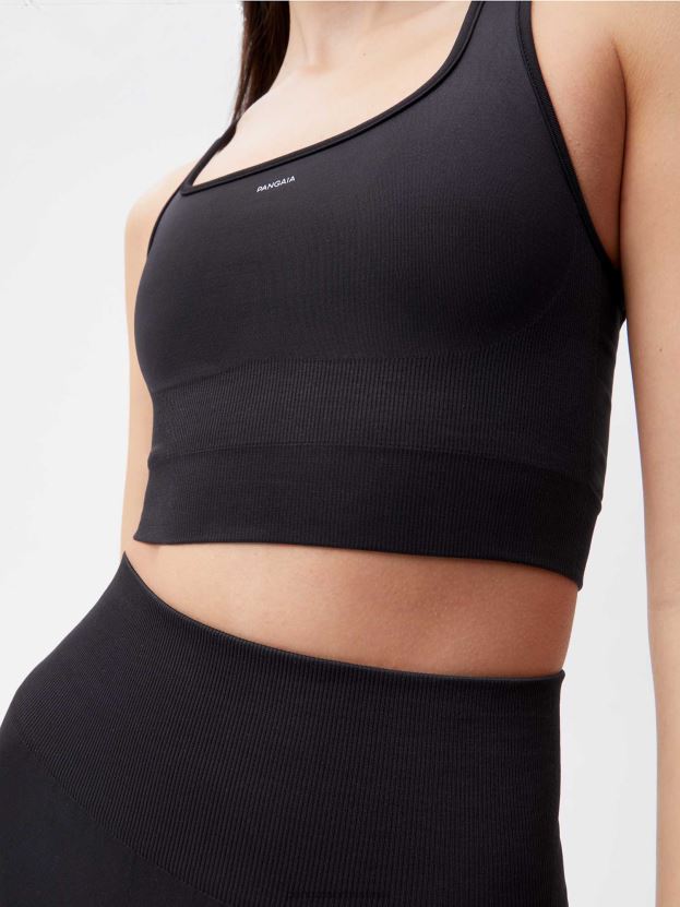 pohybová športová podprsenka ženy NXTFX6411 čierna Pangaia oblečenie