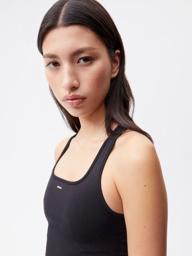 pohybová športová podprsenka ženy NXTFX6411 čierna Pangaia oblečenie