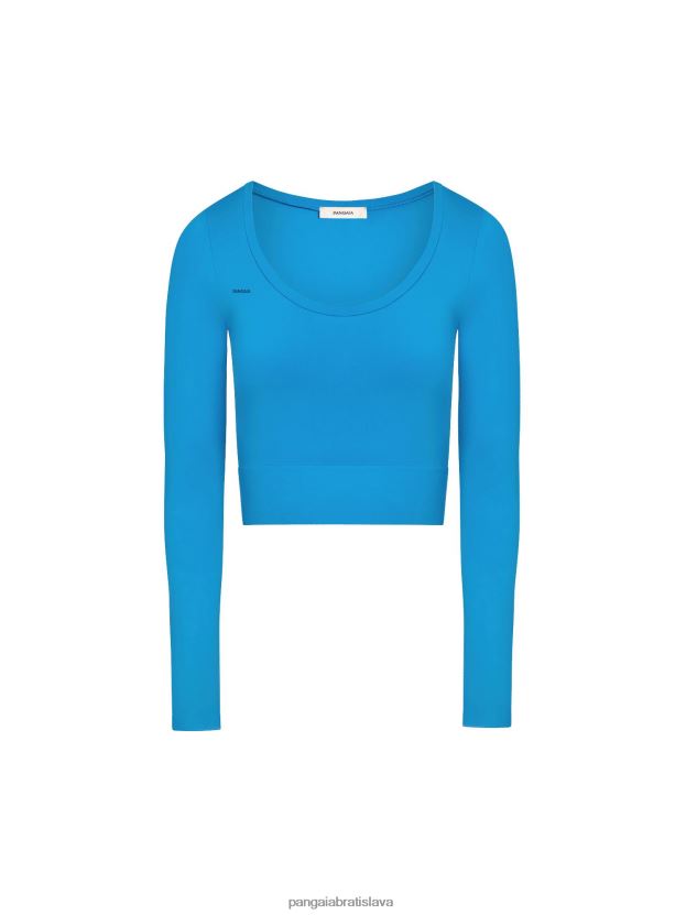 motion top s dlhými rukávmi ženy NXTFX6218 blankytná modrá Pangaia oblečenie