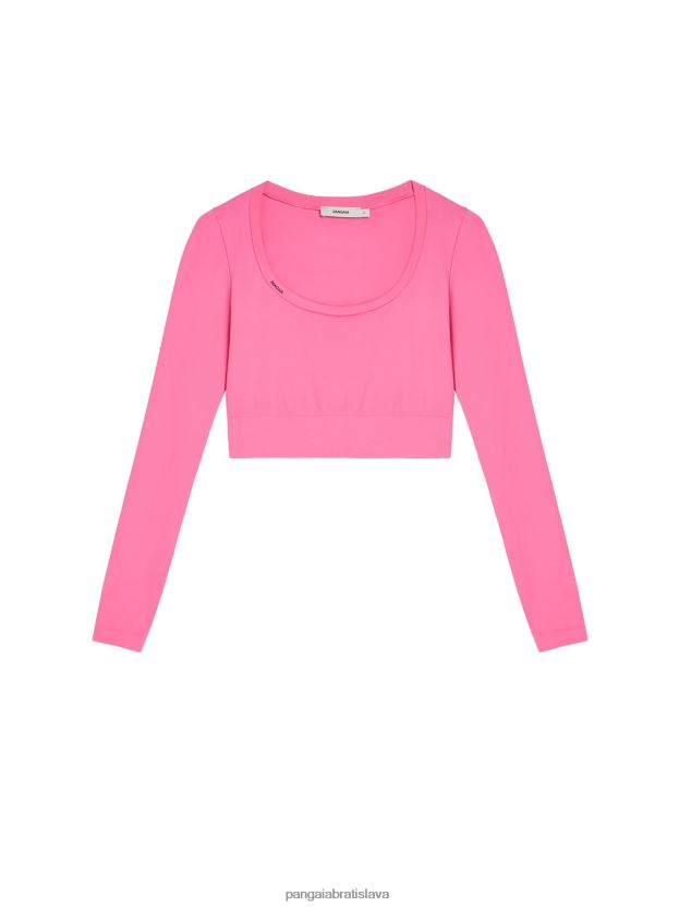pohyb x top s dlhým rukávom ženy NXTFX6145 vodný melón ružový Pangaia oblečenie