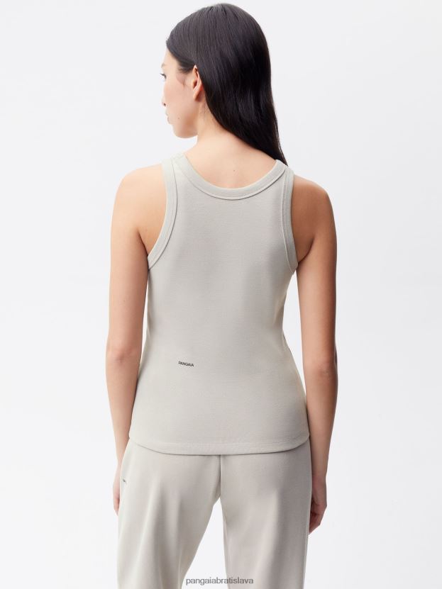 tielko z recyklovanej bavlny ženy NXTFX6125 kameň Pangaia oblečenie