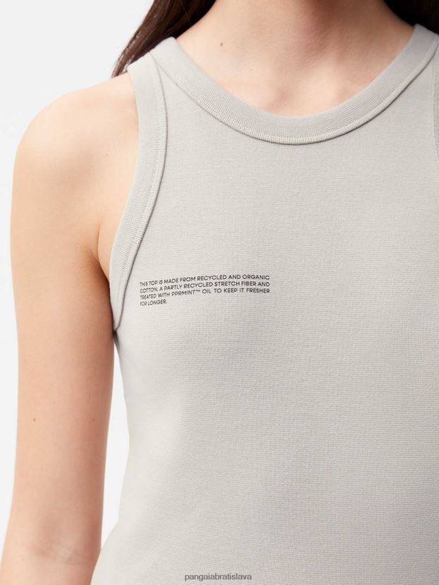 tielko z recyklovanej bavlny ženy NXTFX6125 kameň Pangaia oblečenie