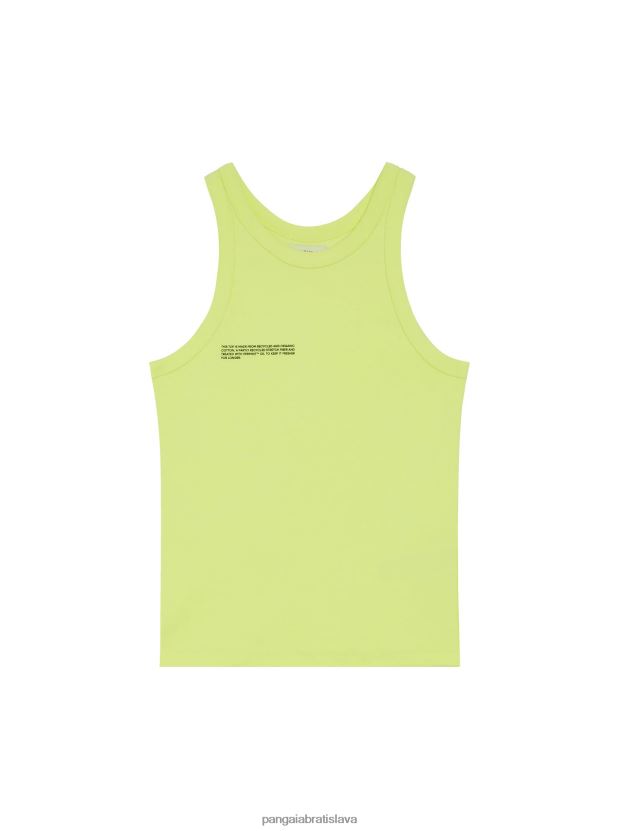 tielko z recyklovanej bavlny ženy NXTFX6184 andes zelené Pangaia oblečenie