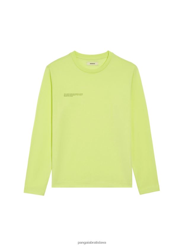 ľahké tričko z organickej bavlny ženy NXTFX6198 andes zelené Pangaia oblečenie