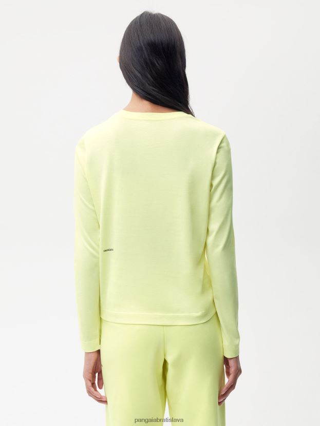 ľahké tričko z organickej bavlny ženy NXTFX6198 andes zelené Pangaia oblečenie