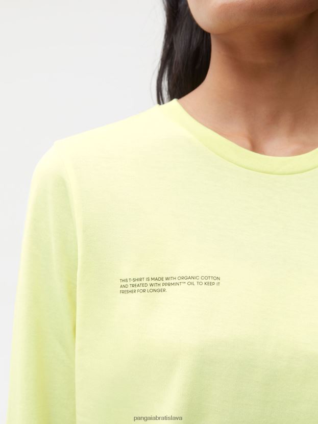 ľahké tričko z organickej bavlny ženy NXTFX6198 andes zelené Pangaia oblečenie