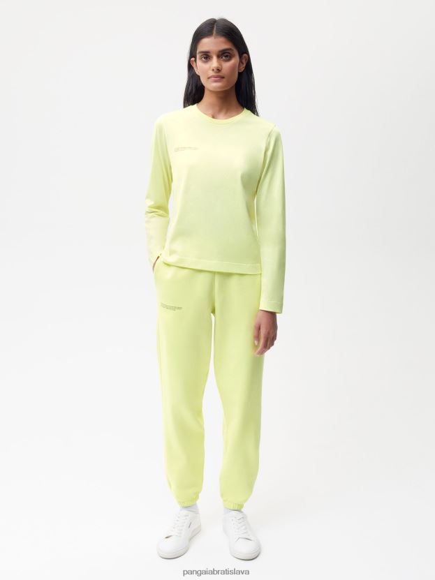 ľahké tričko z organickej bavlny ženy NXTFX6198 andes zelené Pangaia oblečenie