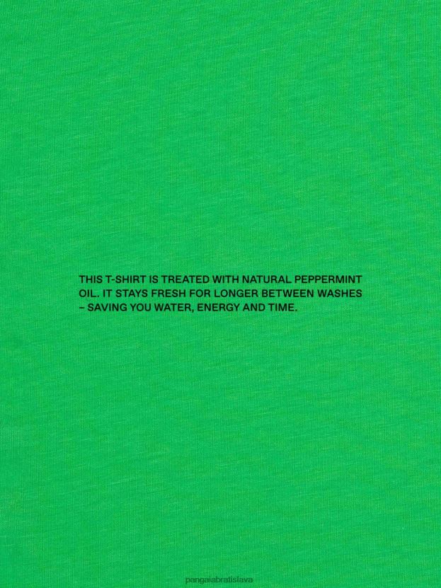 jadro trička z organickej bavlny pprmint ženy NXTFX6132 nefritovo zelená Pangaia oblečenie