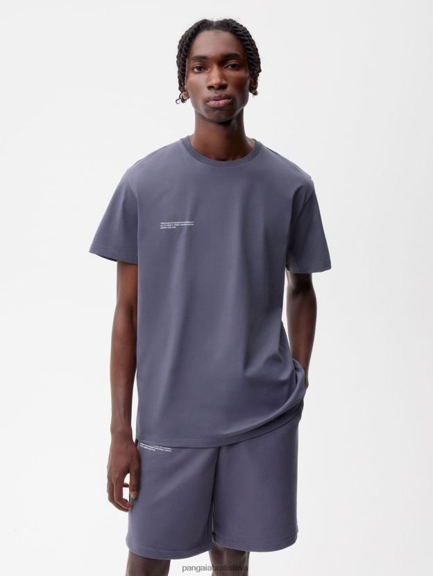 jadro trička z organickej bavlny pprmint ženy NXTFX6164 bridlicovo modrá Pangaia oblečenie