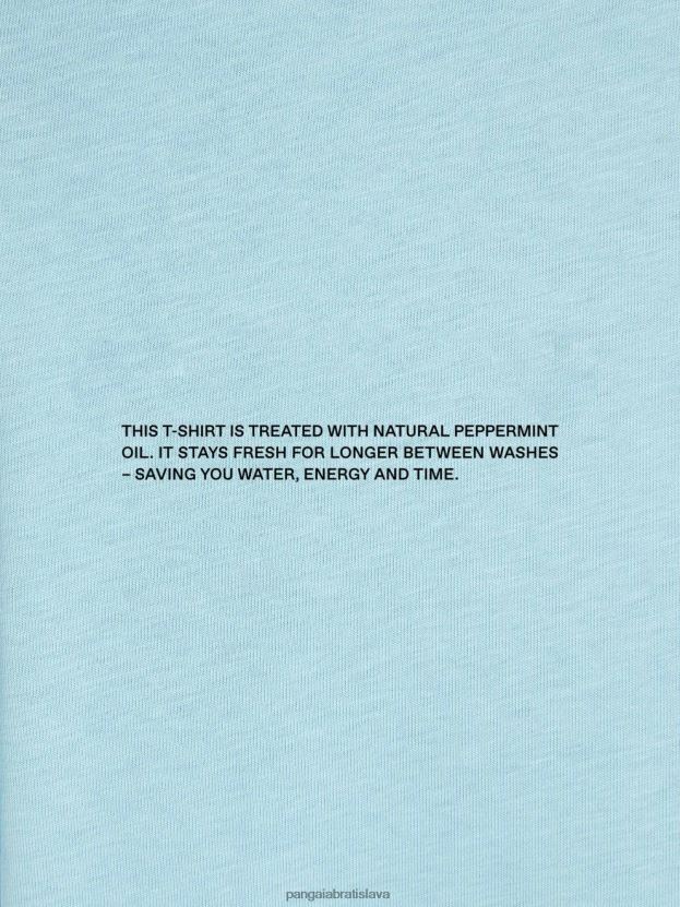 jadro trička z organickej bavlny pprmint ženy NXTFX6172 nebeská modrá Pangaia oblečenie
