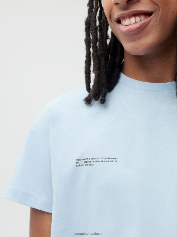 pprmint tričko z organickej bavlny ženy NXTFX6153 svetlo modrá Pangaia oblečenie