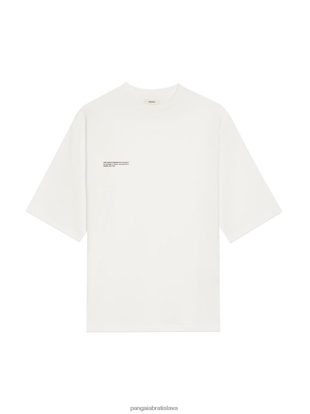 tričko uvoľneného strihu ženy NXTFX6193 sivobiely Pangaia oblečenie