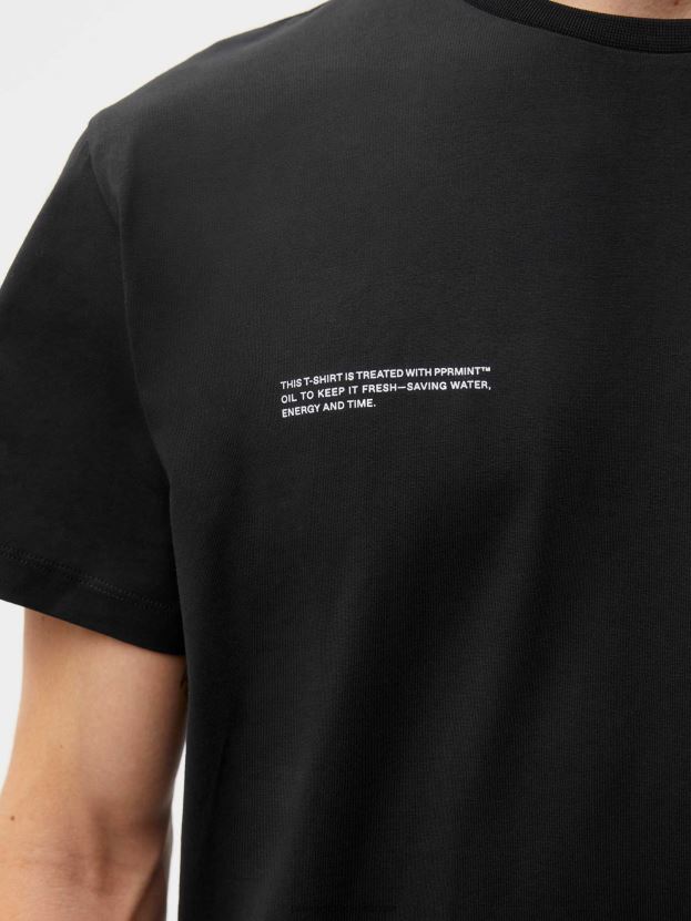 tričko z organickej bavlny s jadrom z C-vlákna ženy NXTFX6137 čierna Pangaia oblečenie