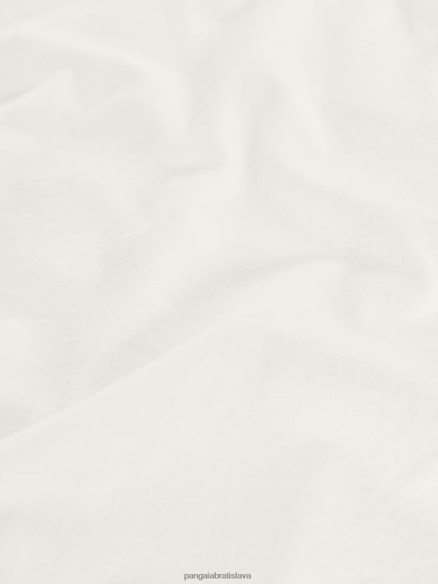 tričko z organickej bavlny s skráteným ramenom a jadrom z C-vlákna ženy NXTFX6165 sivobiely Pangaia oblečenie