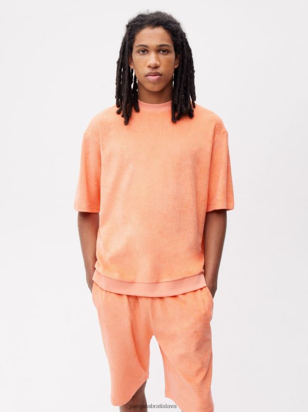 uterákové tričko ženy NXTFX6163 broskyňa perfektná Pangaia oblečenie