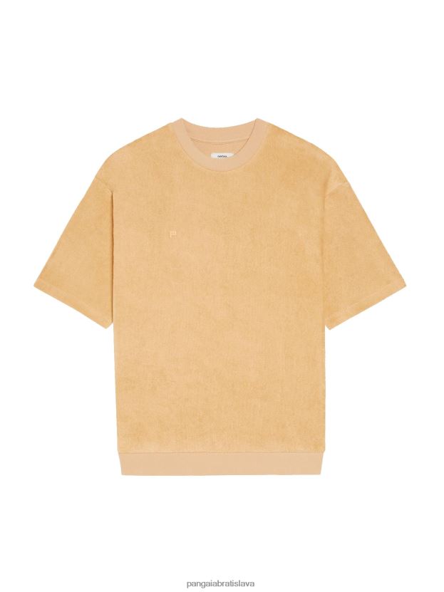 uterákové tričko ženy NXTFX6215 tmavý piesok Pangaia oblečenie