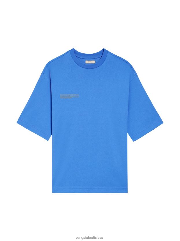 v konverznom bavlnenom krabicovom tričku ženy NXTFX6173 vodná modrá Pangaia oblečenie