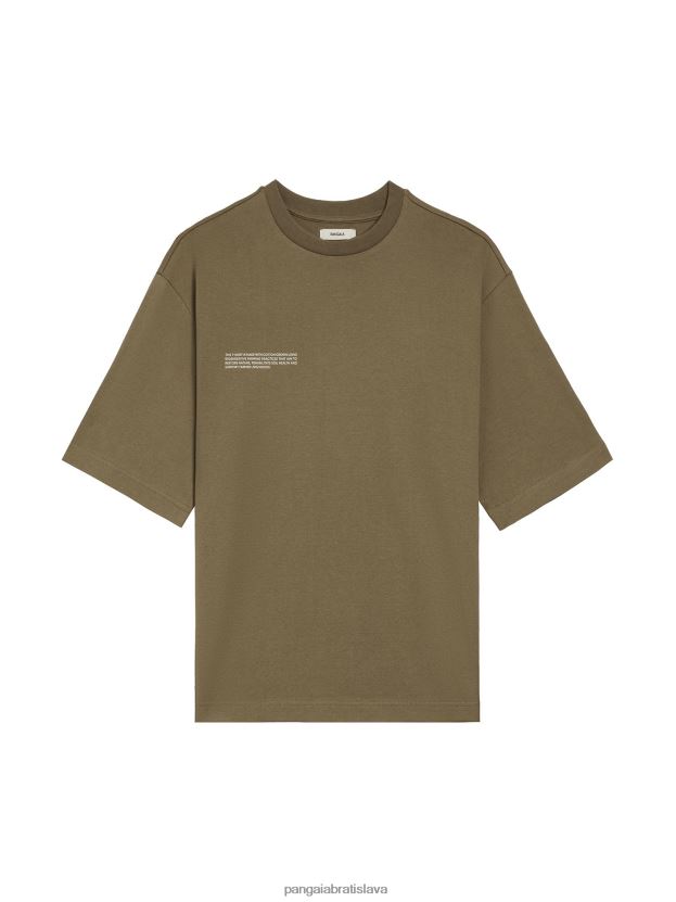 v konverznom bavlnenom krabicovom tričku ženy NXTFX6212 uhlíková hnedá Pangaia oblečenie