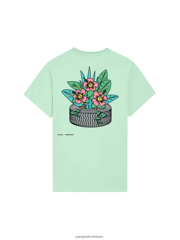 x tričko roberto lugo ženy NXTFX6201 lagúnová modrá Pangaia oblečenie