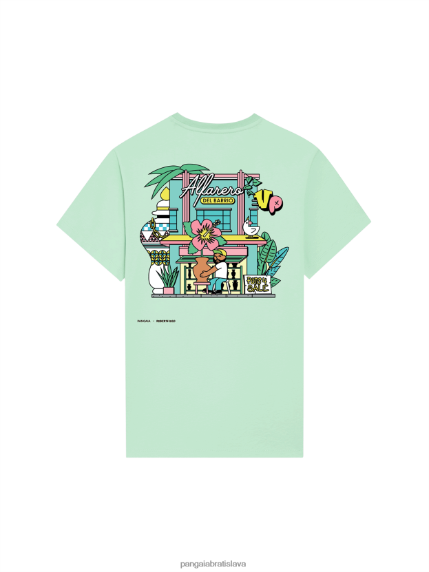 x tričko roberto lugo ženy NXTFX6219 lagúnová modrá Pangaia oblečenie